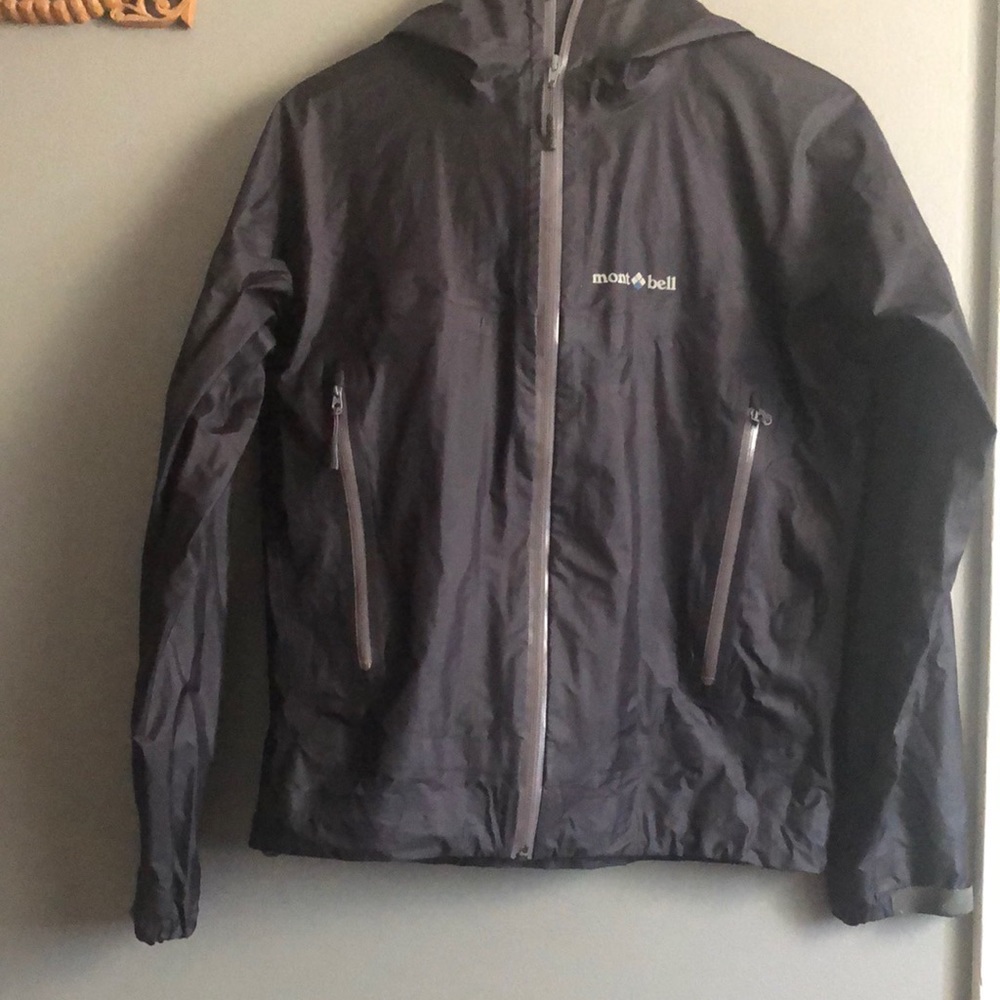 Montbell Black Raincoat